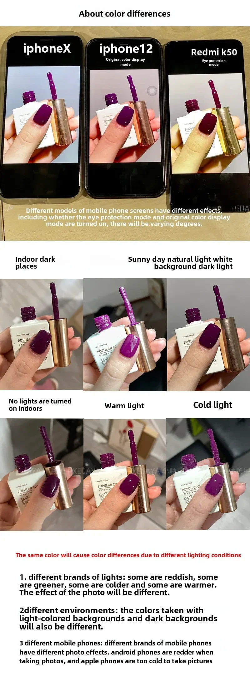 9 Grids Nail Powder Color Texture Three-Dimensional Styling Adhesive 9 Colors Nail Fairy Powder Set gel Polish Nail Art DIY