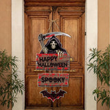 7PCS/set Halloween Party Decors Pumpkin Ghost Bat Door Hanging Pendents Happy Festival  Decorations for Home