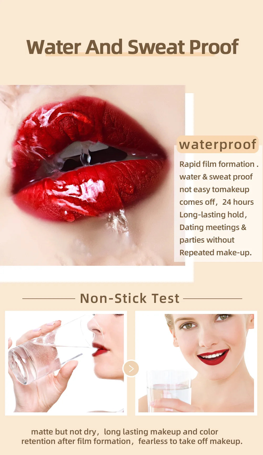 Luxury Matte Lip Gloss Set 12 Waterproof Shades Non Sticky Long Lasting Lipstick Kit For Daily Party Makeup