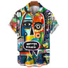 Hawaiian Three-Dimensional Eye Fashion Shirts For Men 3d Print Casual Short Sleeved Summer Tops Funny Clothes For Man Clothing - Lootquake