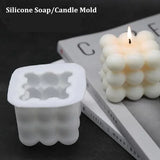 Molde para velas navideñas, hecho a mano, de silicona 3D, para jabón, velas aromáticas, decoración del hogar
