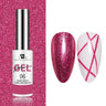 5ML Gold Silver Metallic Liner Paint Gel Polish Chrome Mirror Metal Effect Super Bright French UV LED Semi Permanent Nail Gel