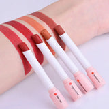 Juego de 4 labiales de cigarrillos, brillo labial mate de larga duración, resistente al agua, tubo de lápiz labial color piel, maquillaje cosmético.