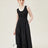 FSLE Classic Cleanfit Elegant Fake Two-pieces Vest Summer Women Long Dress 2024 New Versatile Casual A-Line Dress 24FS12982 - Lootquake