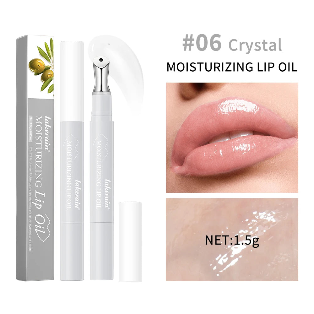Gloss à lèvres Longue tenue Maquillage Gloss transparent Soin des lèvres Cosmétiques Huile teintée Repulpant Soin hydratant