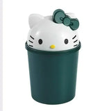 New Sanrio Hello Kitty Dustbin Trash Can Rubbish Bin Garbage Binsanrio Kawaii Trash Can Living Room Bedroom Toilet Paper Basket