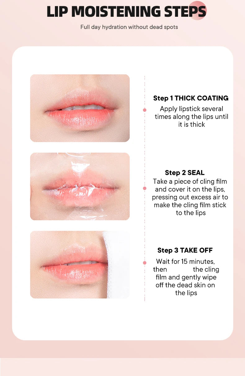 Fruit flavored moisturizing lipstick, neutral and natural, lip care, used to moisturize and prevent dryness, care for lip skin