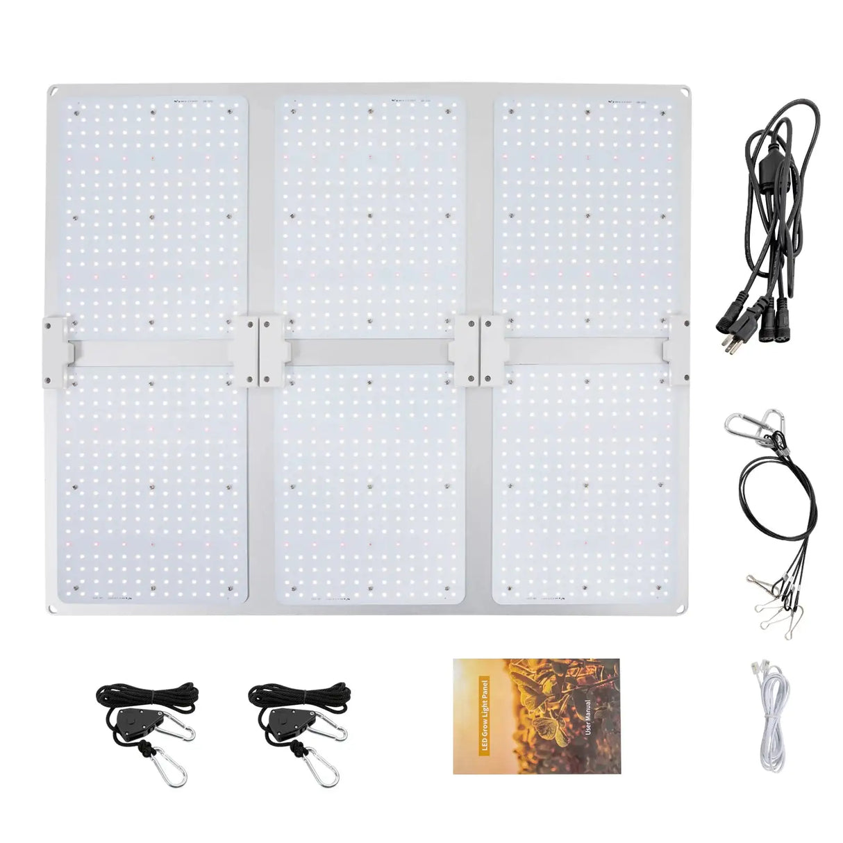 1200W IP65 LED Grow Light Indoor Grow Lamp Waterproof Board Panel Full Spectrum For Greenhouse Plants Flower Bloom Grow Tent - Lootquake