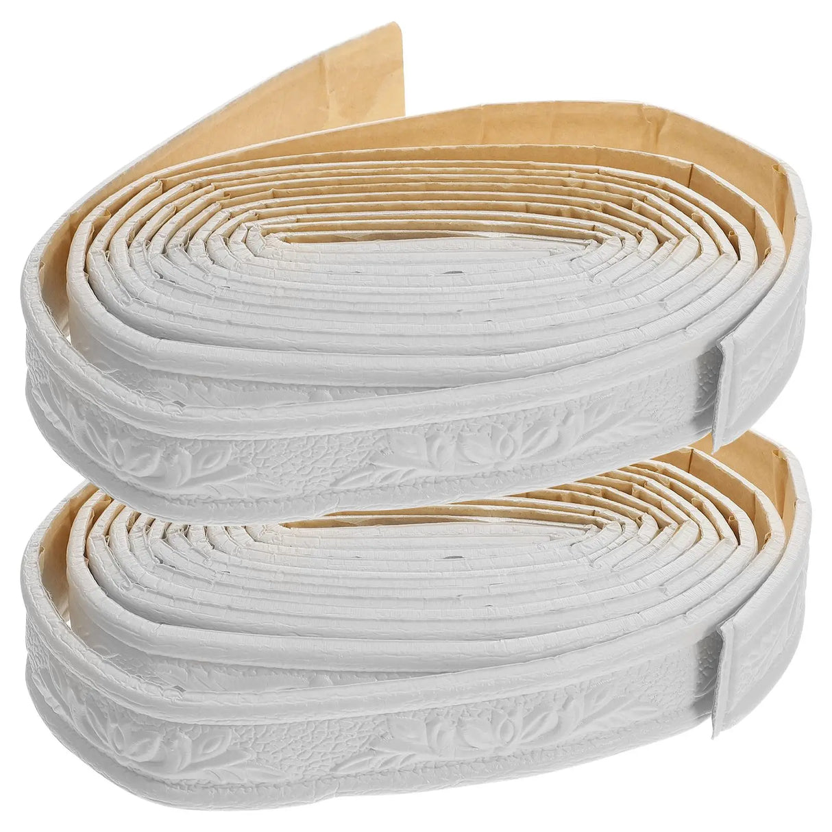 Lot de 2 rouleaux de papier peint autocollant 3D pour plinthes, décoration d'intérieur et de salon