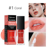 Elf Lip Oil Transparent Ice Velvet Lip Glaze Matte Matte Pigment Lipstick Lip Gloss Student Affordable Makeup 7Colors Lip Oil