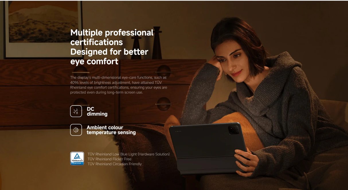 Global Version Xiaomi Pad 7 11.2'' Xiaomi HyperAI 144Hz 3.2K Display Snapdragon 7+ Gen 3 Octa core Processor 45W 8850mAh Battery