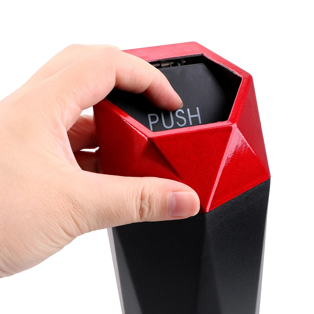 Cubo de basura portátil para coche con tapa, a prueba de fugas, para el hogar, el dormitorio y la oficina.