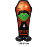 Halloween Theme Standing Balloon Pumpkin Haunted House Spider Cat Foil Balloon Happy Halloween Decor Supplies Kids Gifts