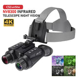 Binoculares NV8300 Super Light HD 36MP 3D, telescopio, zoom digital 8X, 300 m, 7 niveles, cámara de visión nocturna infrarroja para caza