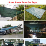 4x3m 3x3m Awning Waterproof Tarp Tent Shade Ultralight Garden Canopy Sunshade Outdoor Camping Hammock Rain Fly Beach Sun Shelter - Lootquake