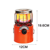 Outdoor Heater 1300W Portable Dual-Use Heating Stove Liquefied Gas Mini Tent Heater Grill Stove Tent Heater For Camping - Lootquake