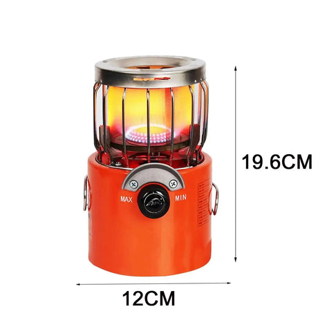 Outdoor Heater 1300W Portable Dual-Use Heating Stove Liquefied Gas Mini Tent Heater Grill Stove Tent Heater For Camping - Lootquake