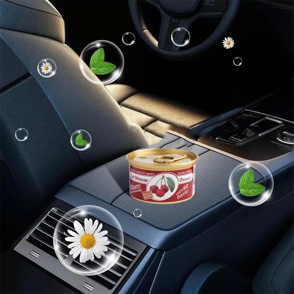 Car Air Freshener Bubble Gum Scent Organic Cans Odor Eliminator Essential Long-Lasting Strong Fragrance For Auto Home Closet