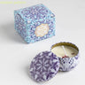 Velas aromáticas de osmanthus y gardenia con pétalos. Pequeñas velas aromáticas románticas para cumpleaños de niñas. Aromaterapia para el hogar.