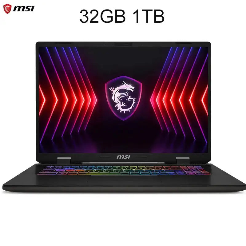 Portátil MSI Sword 17 HX 2024 de 17 pulgadas, pantalla IPS 2.5K QHD de 240 Hz, netbook i7-14700HX, 16 GB, 1 TB SSD, RTX4060, para juegos