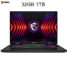 Portátil MSI Sword 17 HX 2024 de 17 pulgadas, pantalla IPS 2.5K QHD de 240 Hz, netbook i7-14700HX, 16 GB, 1 TB SSD, RTX4060, para juegos