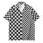Mens Designer Clothes Black and White Dot Print Shirts Oversized Summer Travel Hawaii Beach Hawaiian Harajuku Camisa Masculino - Lootquake
