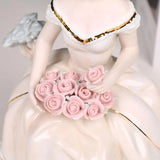 Girl Statue Decoration Collection Porcelain Sculpture for Office Living Room Bedroom Tabletop Ornament