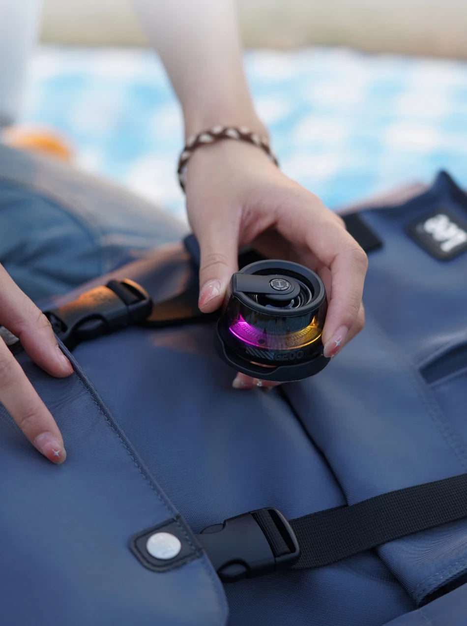 Enceinte Bluetooth portable Edifier HECATE G200, éclairage RGB, haut-parleur magnétique BT5.3, mini caisson de basses, autonomie de 7 heures, support pour téléphone