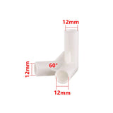 PVC Connector Inne Diameter 12mm Straight Elbow Tee 4-Way Joint 60/90/120/135 Degree Tee Garden Pipe Adapter DIY Tent Fittings - Lootquake