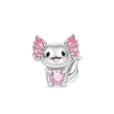 Nuevo dije de rana perezosa de plata 925 con forma de animal, pato, cerdo, oso, compatible con pulsera original, decoración, colgante para mujer, regalo de joyería