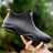 Fashion Couple's Outdoor Rain Boots New Men High Top Hiking Fishing Water Shoes Anti-slip Chef Work Ankle Boots Waterproof Shoes - Lootquake