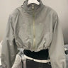 2024 Autumn Vintage Women's Windbreaker Cropped Jackets Harajuku Oversized Streetwear Long Sleeve Fashion Female Elegant Top - Lootquake