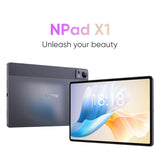 Tablette N-one NPad X1 MTK G99 8 cœurs 10,95 pouces Android 13 Charge rapide 8 600 mAh MAX 16 Go 128 Go 2 000 x 1 200 FHD 4G LTE Support L1