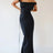Fashion Women Satin Vintage Long Bodycon Dress Elegant Backless Spaghetti Strap Long Dress Y2K Sexy Low Cut Club Party Dress - Lootquake