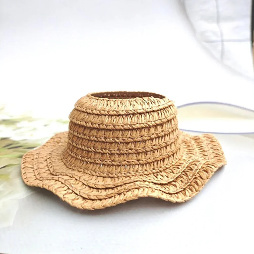 Vêtements de poupée Labubu Big Into Energy, combinaison d'été de remplacement avec chapeau de paille et ceinture pour Ropa Labubu