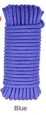 5 meters 10 colors 2mm 4mm 6mm 8mm 10mm colorful braided rope tent tie rope drawstring outdoor clothesline core nylon rope - Lootquake