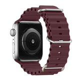 Silicone Strap For watch band 44mm 40mm 49mm 45mm 41mm 38mm accessorie correa bracelet iWatch Ultra 2 series 7 6 5 se 8 9 - Lootquake