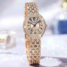 UTHAI L95 Women's Watch Light luxury Retro Barrel Shaped Digital Diamond inlaid Waterproof Ladies Fashion Quartz Clock Watches - Lootquake