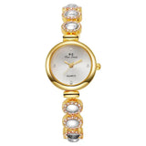 Famous Brand Women's Quartz Watches Luxury Green Gemstone Bracelet Watch Gift Female Wristwatch Dropshipping Relojes Para Mujer - Lootquake