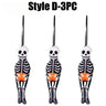 DIY Halloween Hanging Ornaments Fabric Pumpkin Ghost Skull Bewitching Decor Home Party Spooky Season