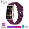 LIGE New Fashion Smart Watch Ladies Message Push Blood Pressure DIY Custom Dial Sports Bracelet Waterproof Men Smartwatch Women - Lootquake