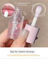 Fruity Crystal Jelly Lip Oil Hydrating Plumping Lip Coat for Lipstick Clear Lip Plumper Serum Tint Lips Care Makeup Cosmetic