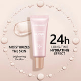 4 Colors Moisturizing Glow Foundation Liquid Long Lasting Natural Lightweight base Multi-purpose Illuminator Highlight Cream