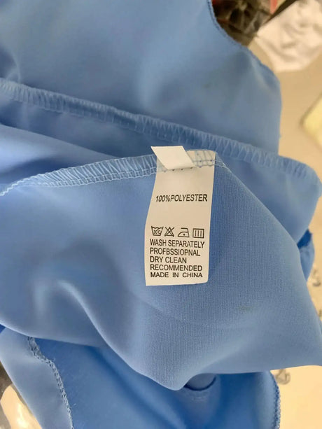 2025 Summer Women Long Dress Blue Solid V-neck Backless Irregular Sexy Slip Dresses Female Fashion Holiday Beach Clothes Ladies - Lootquake
