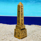 Egyptian Tower Figurine Egyptian Obelisk Psychological Sandbox Tower Ornament Figurine Desktop Statue Stele Decorative Statue