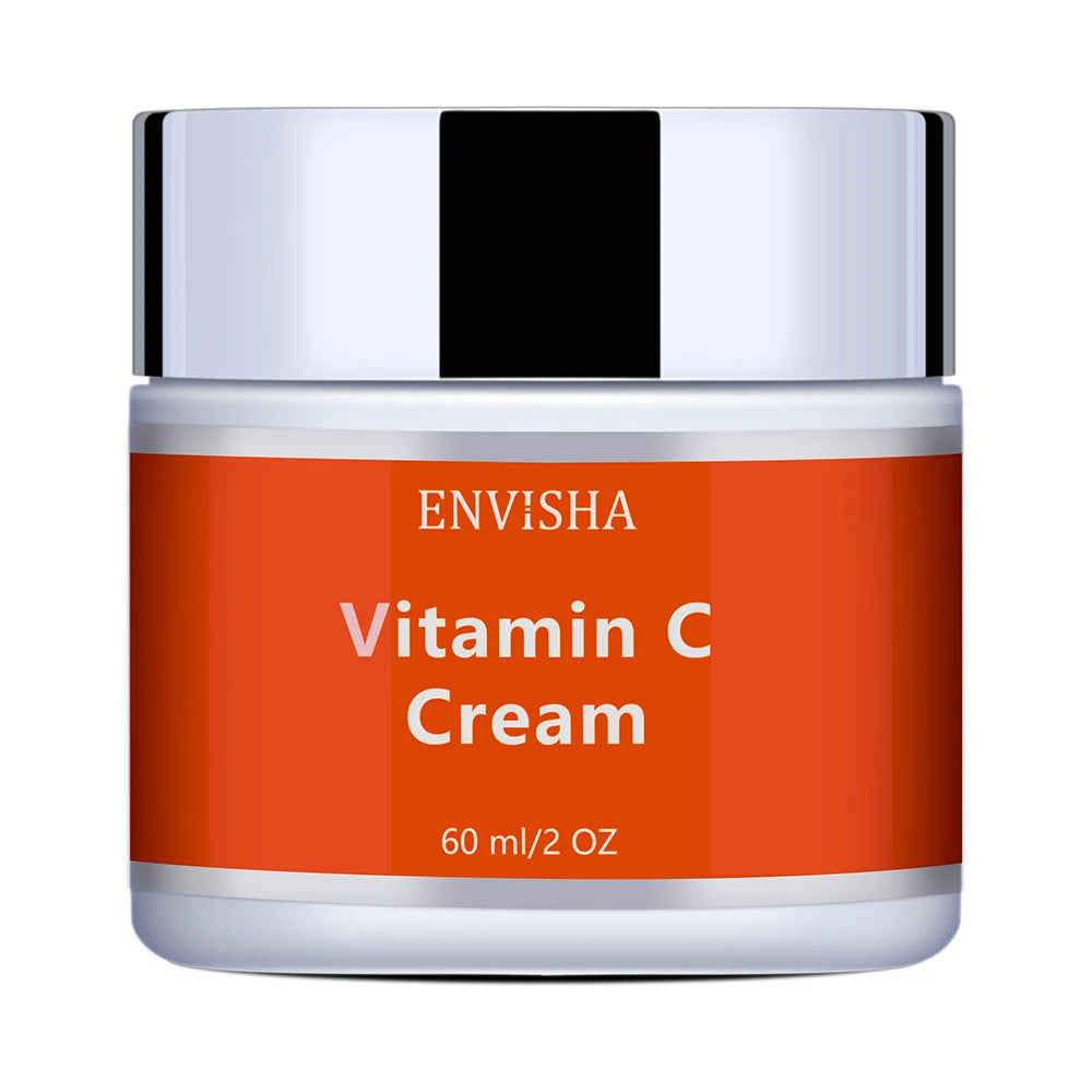 Crema facial ENVISHA Beauty Health con vitamina C, cuidado de la piel, antiarrugas, antiedad, hidratante, reduce los poros, blanquea, suaviza y reafirma.