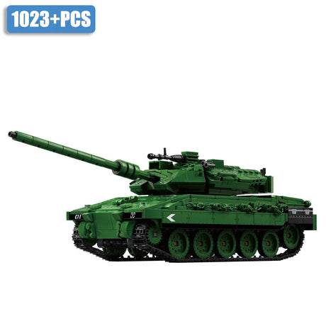 Military WW2 MOC Leopard 2A7 Army Main Battle Tank Soldiers Building Blocks Bricks M1 T90M Tank Set For Children Boys Gifts - Lootquake