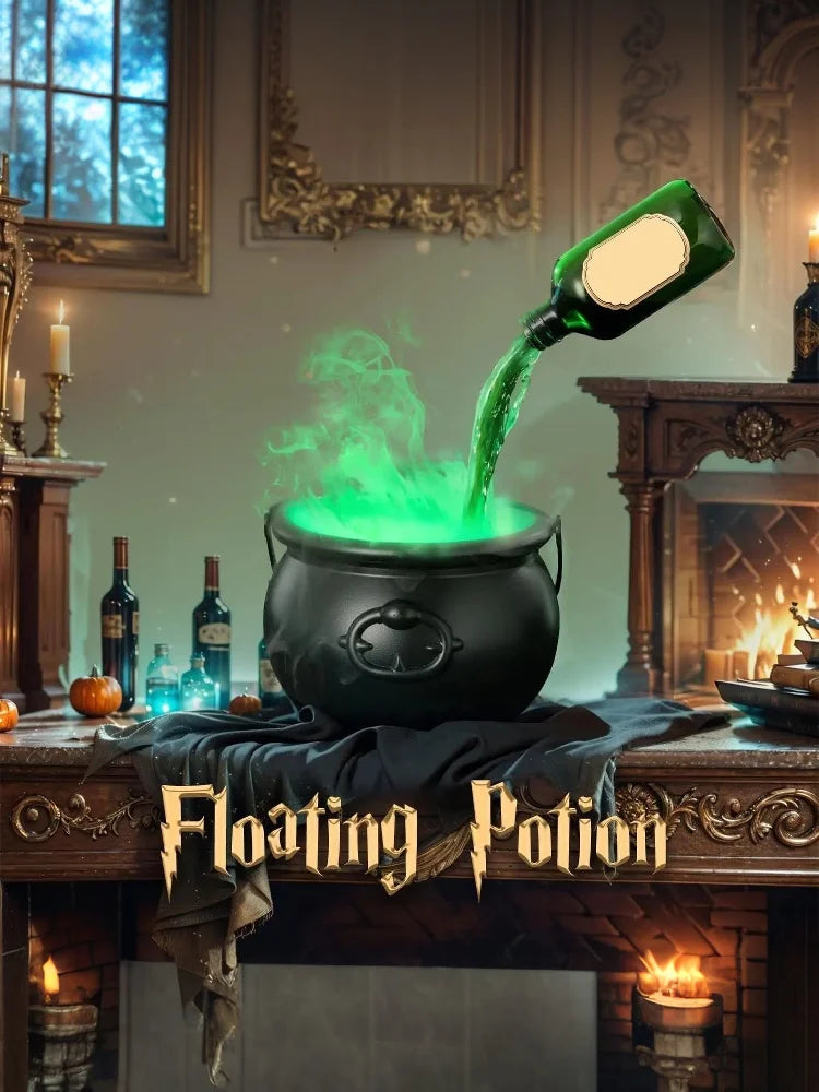 Halloween Black Bowl Magic Float Bottle And Diffuser Horror House Decoration Hocus Pocus Party Scary Props Halloween Decor
