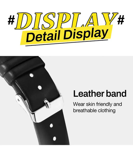 Shengke Women Creative Wristwatch Ladies Watches Yellow Leather Band Best Gifts Wristwatches Clock Montres Femme Reloj Mujer - Lootquake