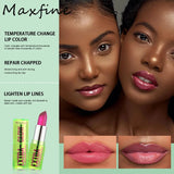 Crystal translucent color-changing jelly lipstick, moisturizing crystal lip gloss, long-lasting lip balm for daily makeup